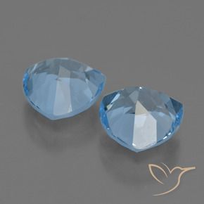 Topaz Gemstones in 9 x 9 mm (calibrated) Size for Sale, Topaz Stones in Sky Blue Color