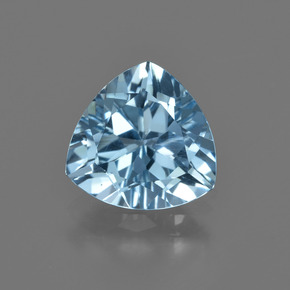 hellblau Topas Edelstein - 2.7ct Trillantschliff (ID: 414123)