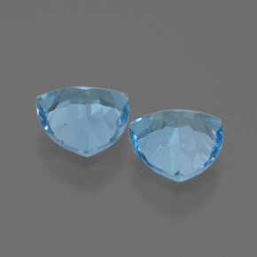 Topaz Gemstones in 9 x 9 mm (calibrated) Size for Sale, Topaz Stones in Swiss Blue Color