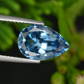 3.5ct Pear Facet London Blue Topaz Gem for sale 3.5ct Pear Facet London Blue Topaz Gem (ID: 414606)