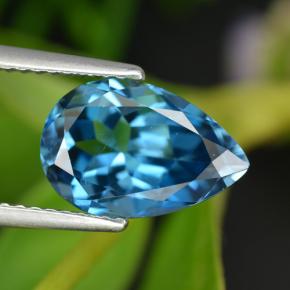 3.5ct Pear Facet Rich Blue Topaz Gem for sale 3.5ct Pear Facet Rich Blue Topaz Gem (ID: 414747)