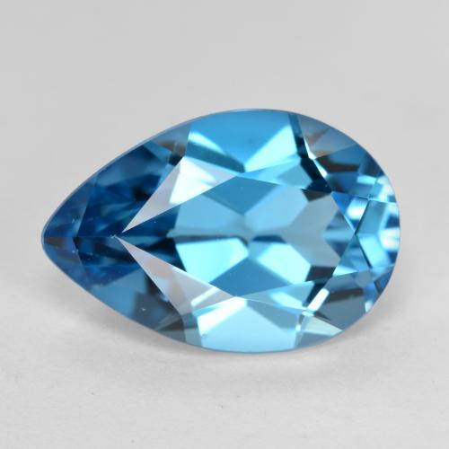 3.8ct Pear Facet Rich Blue Topaz Gem for sale 3.8ct Pear Facet Rich Blue Topaz Gem (ID: 414751)