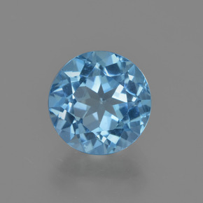2.6ct Round Facet Swiss Blue Topaz Gem for sale 2.6ct Round Facet Swiss Blue Topaz Gem (ID: 414892)