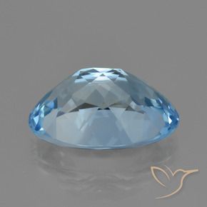 Topaz Gemstone in 20 x 15 mm (calibrated) Size for Sale, Topaz Stone in Swiss Blue Color