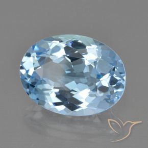 21.80 ct Blue Topaz Stone, Natural Topaz in Oval Facet Shape for Sale