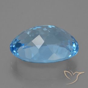 Topaz Gemstone in 20 x 15 mm (calibrated) Size for Sale, Topaz Stone in Swiss Blue Color