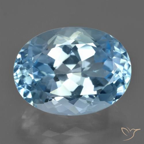 23.45ct Natural Swiss Blue Topaz, Oval, VVS