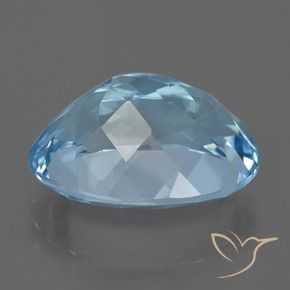 Topaz Gemstone in 20 x 15 mm (calibrated) Size for Sale, Topaz Stone in Swiss Blue Color