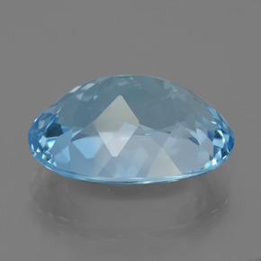 Topaz Gemstone in 20 x 15 mm (calibrated) Size for Sale, Topaz Stone in Sky Blue Color