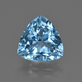 3.9ct Trillion Facet Swiss Blue Topaz Gem for sale 3.9ct Trillion Facet Swiss Blue Topaz Gem (ID: 416228)