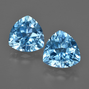 3.7ct Trillion Facet Swiss Blue Topaz for sale thumb image of 3.7ct Trillion Facet Swiss Blue Topaz (ID: 416543)