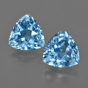 3.7ct Trillion Facet Swiss Blue Topaz for sale thumb image of 3.7ct Trillion Facet Swiss Blue Topaz (ID: 416548)