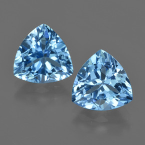 3.9ct Trillion Facet Swiss Blue Topaz for sale thumb image of 3.9ct Trillion Facet Swiss Blue Topaz (ID: 416550)