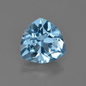 Baby blau Topas Edelstein - 3.4ct Trillantschliff (ID: 416723)