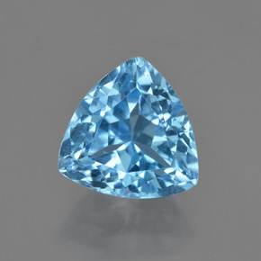 4.3ct Trillion Facet Swiss Blue Topaz Gem for sale 4.3ct Trillion Facet Swiss Blue Topaz Gem (ID: 417091)