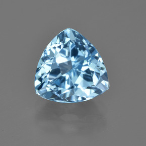 4.2ct Trillion Facet Swiss Blue Topaz Gem for sale 4.2ct Trillion Facet Swiss Blue Topaz Gem (ID: 417122)