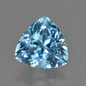 Azul Topacio Gema - 3.7ct Forma trillón (ID: 417508)