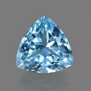 3.9ct Trillion Facet Swiss Blue Topaz Gem for sale 3.9ct Trillion Facet Swiss Blue Topaz Gem (ID: 417637)