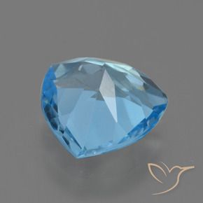 Topaz Gemstone in 9.6 x 9.6 mm Size for Sale, Topaz Stone in Swiss Blue Color