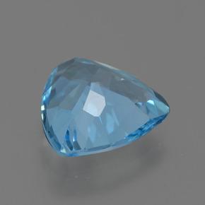 Topaz Gemstone in 9.9 x 9.6 mm Size for Sale, Topaz Stone in Swiss Blue Color