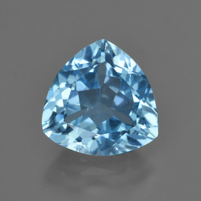 3.8ct Trillion Facet Swiss Blue Topaz Gem for sale 3.8ct Trillion Facet Swiss Blue Topaz Gem (ID: 417733)