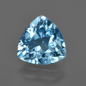 3.5ct Trillion Facet Swiss Blue Topaz for sale thumb image of 3.5ct Trillion Facet Swiss Blue Topaz (ID: 417877)