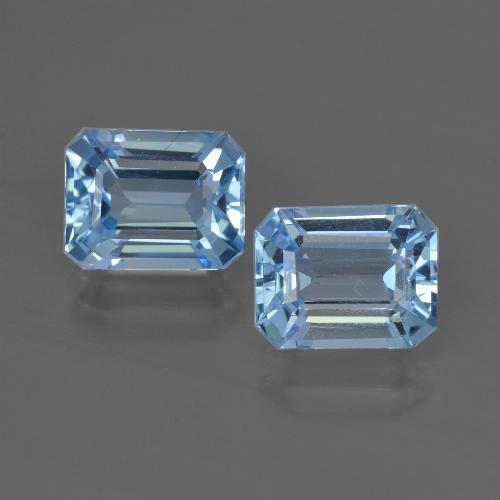 Swiss Blue Topaz Gem - 2.9ct Octagon Facet (ID: 419189)