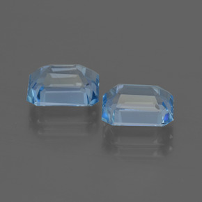 Topaz Gemstones in 9 x 7 mm (calibrated) Size for Sale, Topaz Stones in Swiss Blue Color