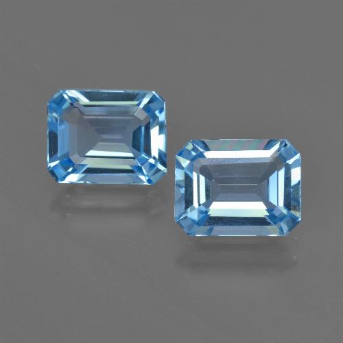 Sky Blue Topaz Gem - 2.4ct Octagon Facet (ID: 419192)