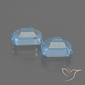 Topaz Gemstones in 9 x 7 mm (calibrated) Size for Sale, Topaz Stones in Swiss Blue Color