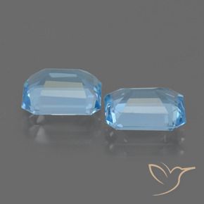 Topaz Gemstones in 9 x 7 mm (calibrated) Size for Sale, Topaz Stones in Swiss Blue Color