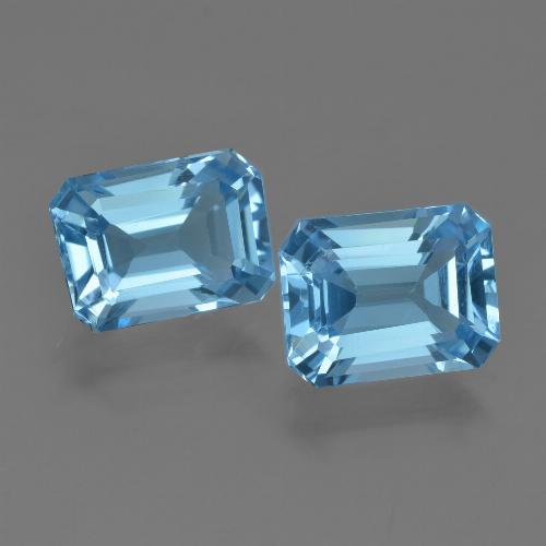 Medium Blue Topaz Gem - 2.4ct Octagon Facet (ID: 419842)