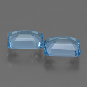 Topaz Gemstones in 9 x 7 mm (calibrated) Size for Sale, Topaz Stones in Swiss Blue Color