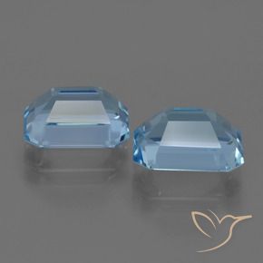 Topaz Gemstones in 9 x 7 mm (calibrated) Size for Sale, Topaz Stones in Sky Blue Color