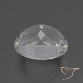 Topaz Gemstone in 11 x 9 mm (calibrated) Size for Sale, Topaz Stone in Warm White Color