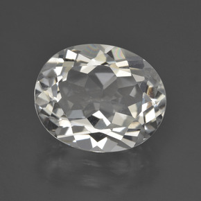 Warm White Topaz Gem - 4.8ct Oval Facet (ID: 422019)