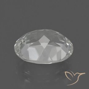 Topaz Gemstone in 11 x 9 mm (calibrated) Size for Sale, Topaz Stone in Clear White Color