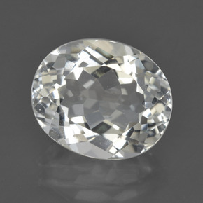 Blanco cálido Topacio Gema - 6.8ct Forma ovalada (ID: 422094)
