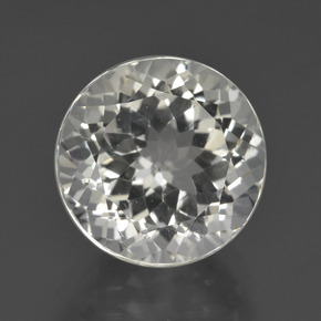 Warm White Топаз Камень - 7ct Круглая Фасетная Огранка (ID: 422409)