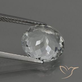 Topaz Gemstone in 11 mm (calibrated) Size for Sale, Topaz Stone in Warm White Color
