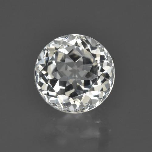 Warmweiß Topas Edelstein - 4.4ct Rund Facettenschliff (ID: 422550)