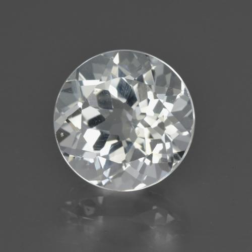 Topazio 10mm bianco Sfaccettatura rotonda dal Brasile, peso di 4,63 ct, gemma naturale non trattati in purezza VS, 1 pezzo Topazio - Colore: Bianco caldo, durezza Mohs di 8 adatto per gioielli da indossare ogni giorno, Venerdì Gemma Friday, Photo A