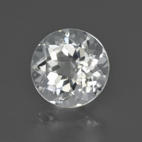 4.63 ct White Topaz Stone, Natural Topaz in Round Facet Shape for Sale
