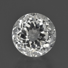 Blanco cálido Topacio Gema - 5.8ct Faceta Redonda (ID: 422577)