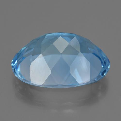Topaz Gemstone in 20 x 15 mm (calibrated) Size for Sale, Topaz Stone in Swiss Blue Color