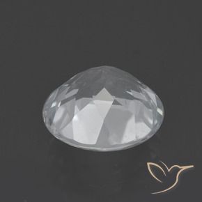 Topaz Gemstone in 9.5 mm (calibrated) Size for Sale, Topaz Stone in Clear White Color