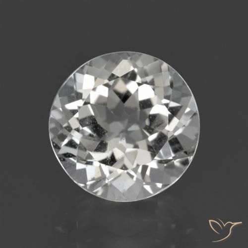 4.47ct Natural Clear White Topaz, Round, VS