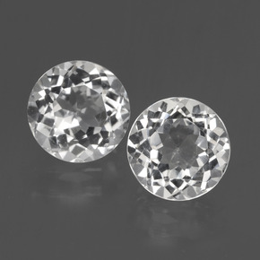 Blanco claro Topacio Gema - 2.1ct Faceta Redonda (ID: 425545)