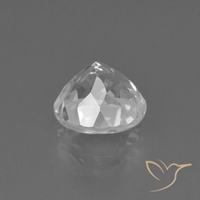 Topaz Gemstone in 8.5 mm (calibrated) Size for Sale, Topaz Stone in Clear White Color