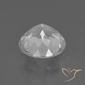Topaz Gemstone in 10 mm (calibrated) Size for Sale, Topaz Stone in Clear White Color